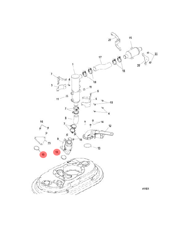 10. O-RING - 20826