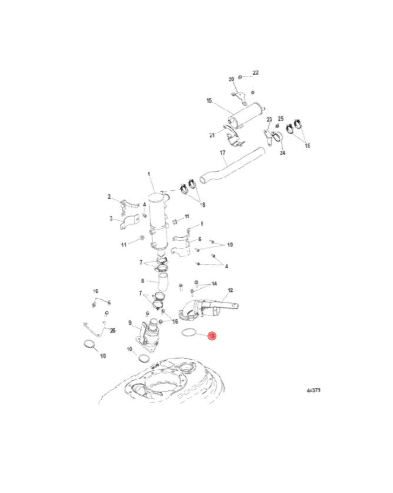 13. O-RING - 38106