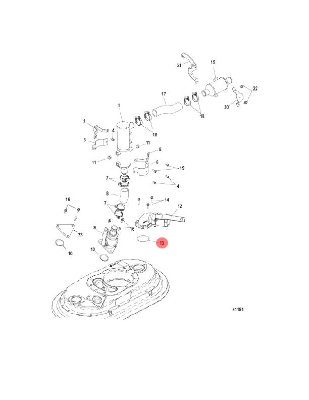 13. O-RING - 38106