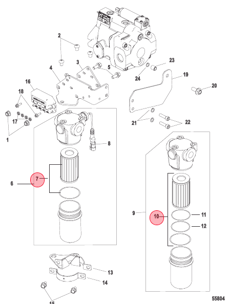 Zeus Hydraulic Filter - 879150A68