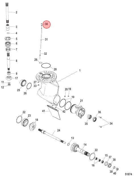 30. O-RING - 8M0024744