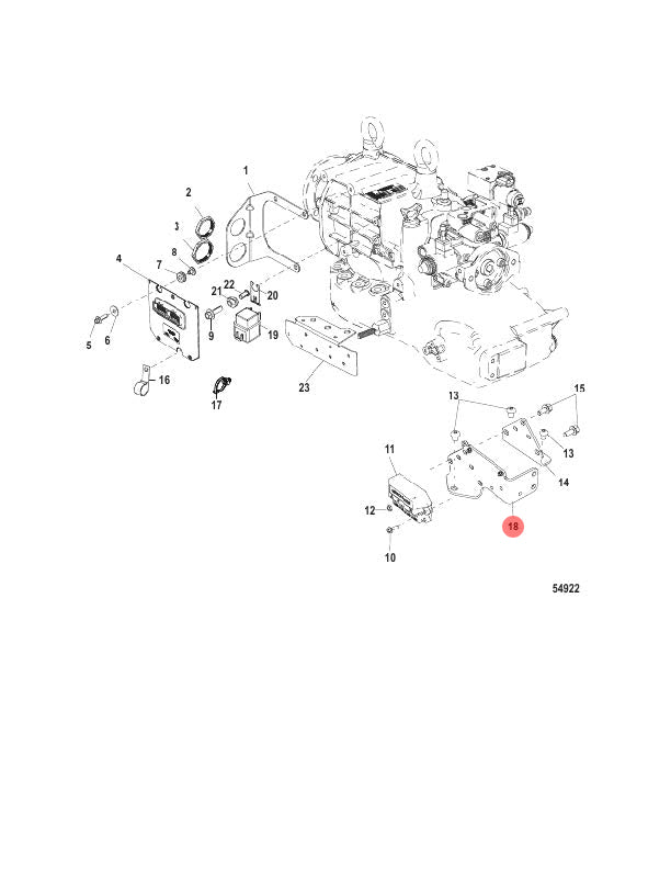 18. BRACKET - 8M0038094