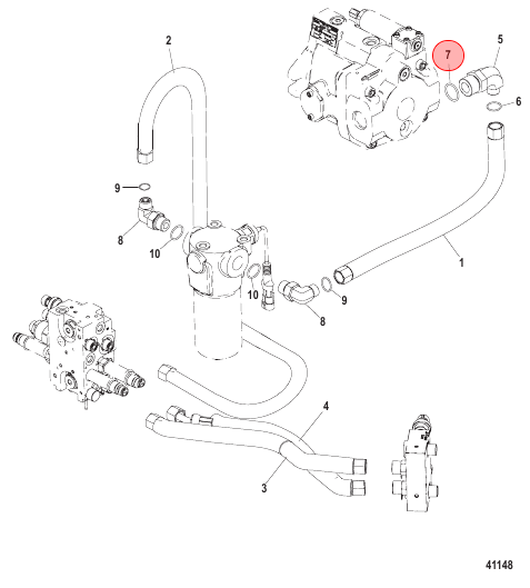 Mercury O-RING - 8M0047403