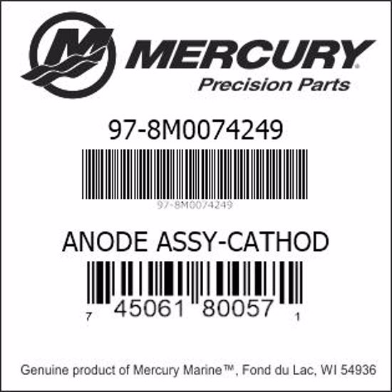 Zeus Anode Assembly Kit - 8M0074249