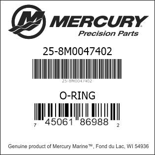 Mercury O-RING - 8M0047402