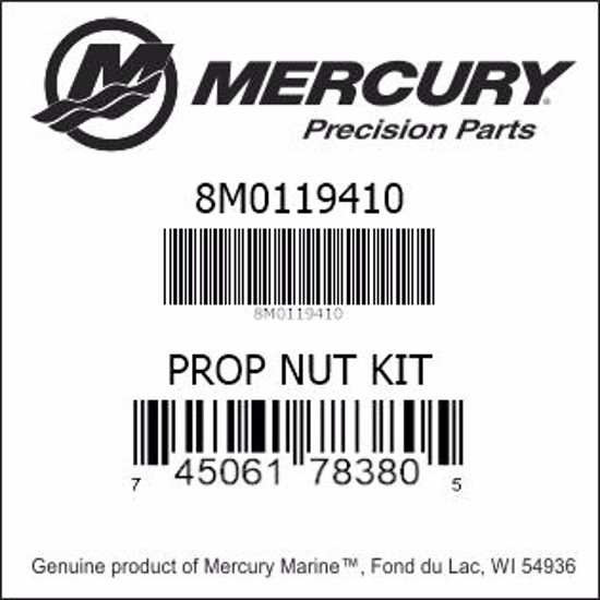 Zeus Large Prop Nut Kit - 8M0119410