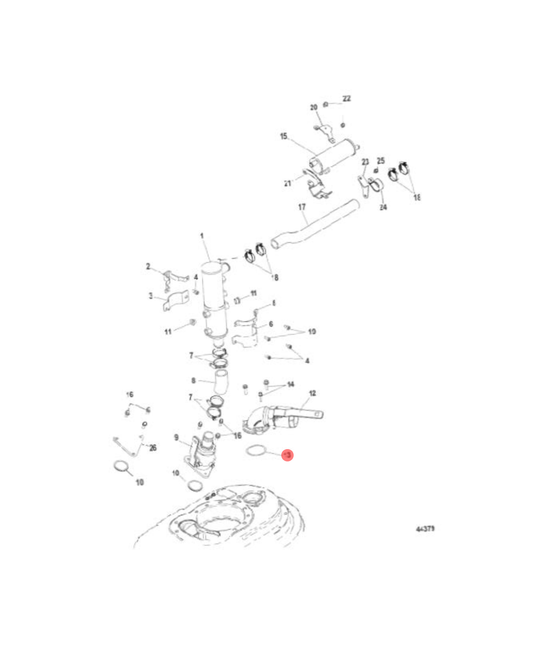 13. O-RING - 38106