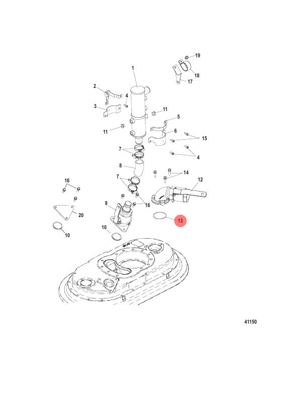 13. O-RING - 38106