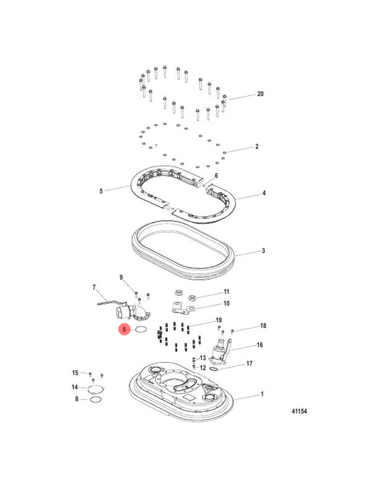 8. O-RING - 38106