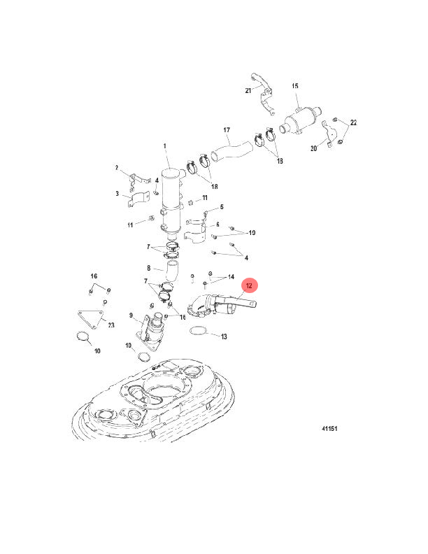 12. - BALL VALVE ASSEMBLY - 815113A06