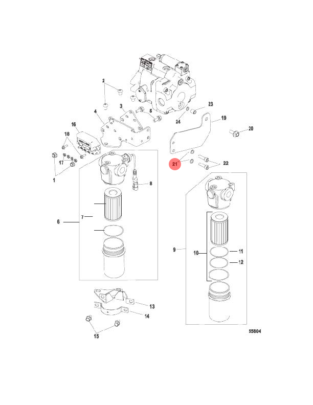 21. WASHER - 82497020