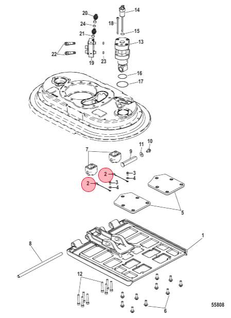 Zeus Trim Tab Cable Assembly - 879148T50