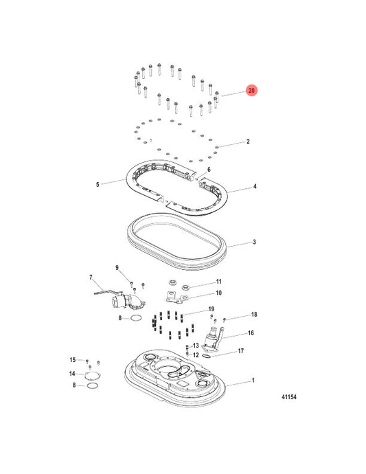 20. SCREW KIT - 879150A86