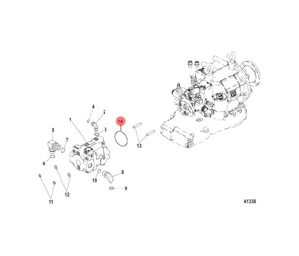 14. O-RING - 879312020