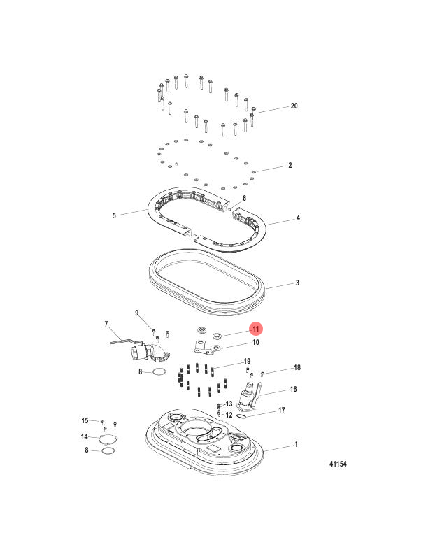 11. GROMMET - 8M0007663