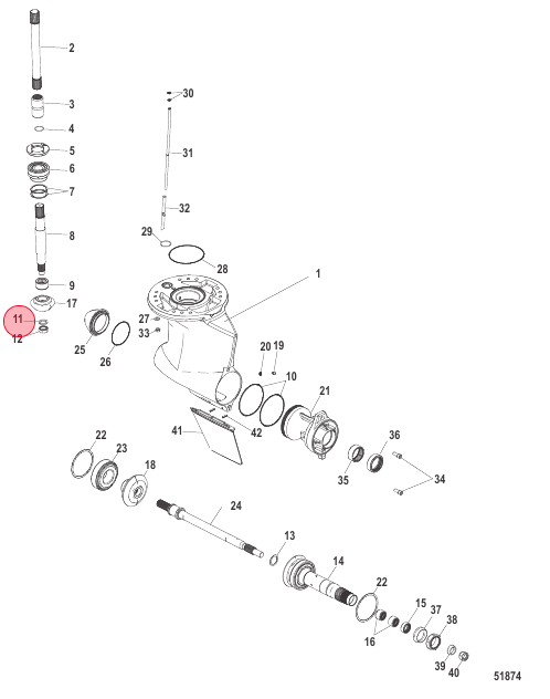 Zeus Driveshaft Washer - 8M0007721