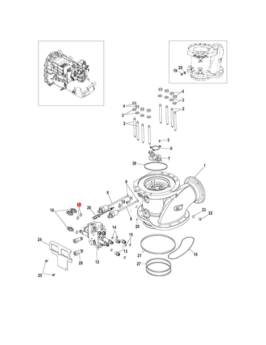 17. O-RING - 8M0024307