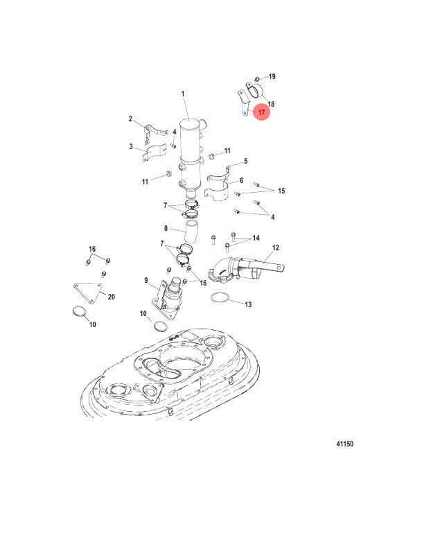 17. BRACKET - 8M0026220