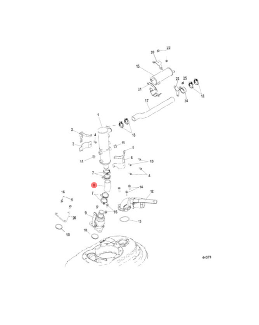 8. HOSE - 8M0037197