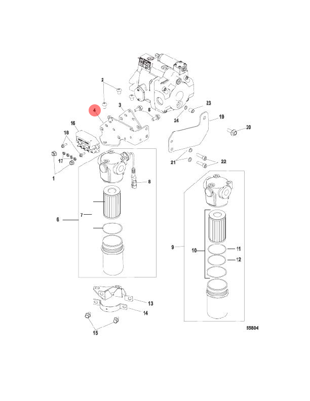 4. BRACKET - 8M0038094