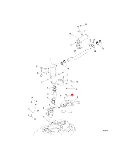 14. SCREW - 8M0041198