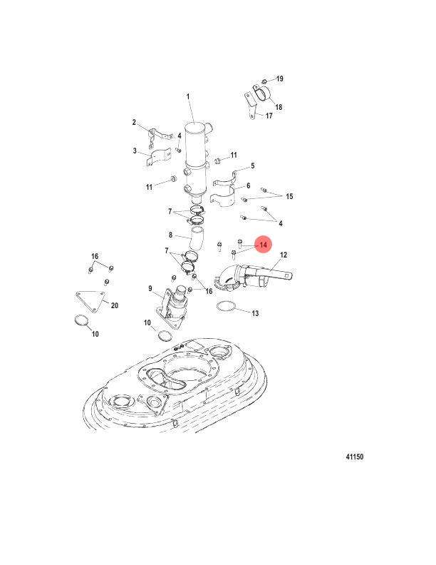 14. SCREW - 8M0041198