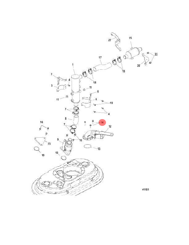 14. SCREW - 8M0041198