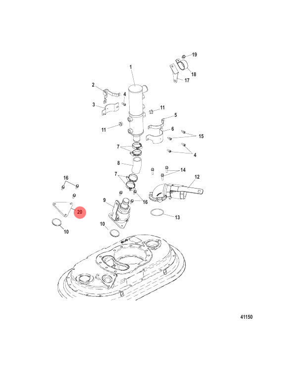 20. COVER PLATE - 8M0046084