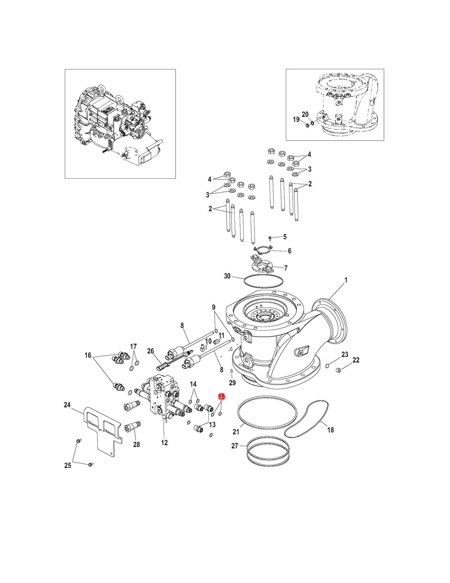 15. O-RING - 8M0047399