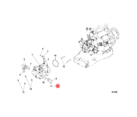 9. O-RING - 8M0047399