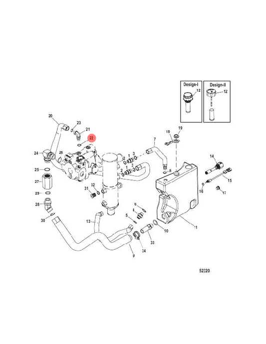 22. O-RING - 8M0047401