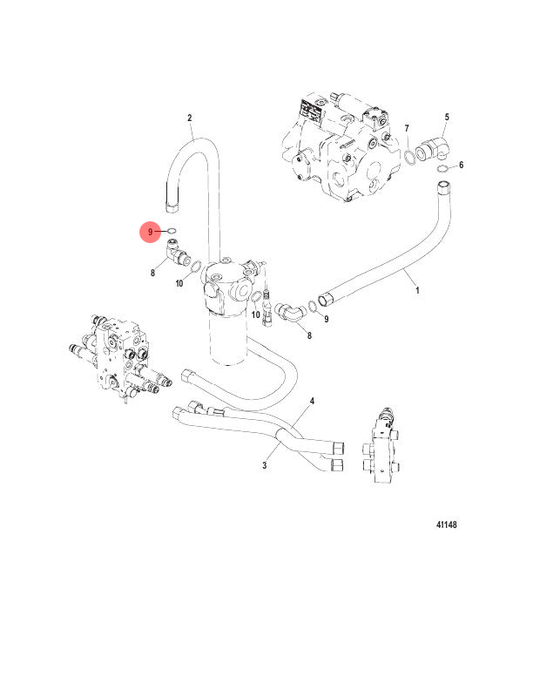 9. O-RING - 8M0047399