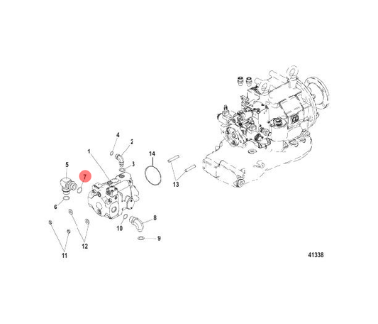 7.  O-RING - 8M0047403