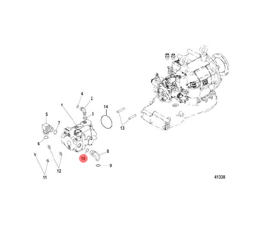 10. O-RING - 8M0047403