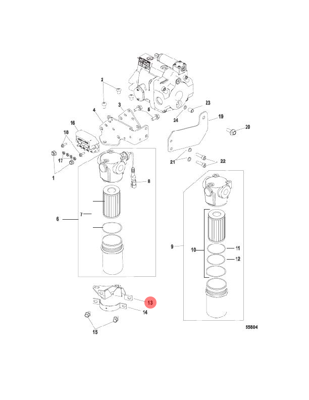 13. BRACKET - 8M0050943