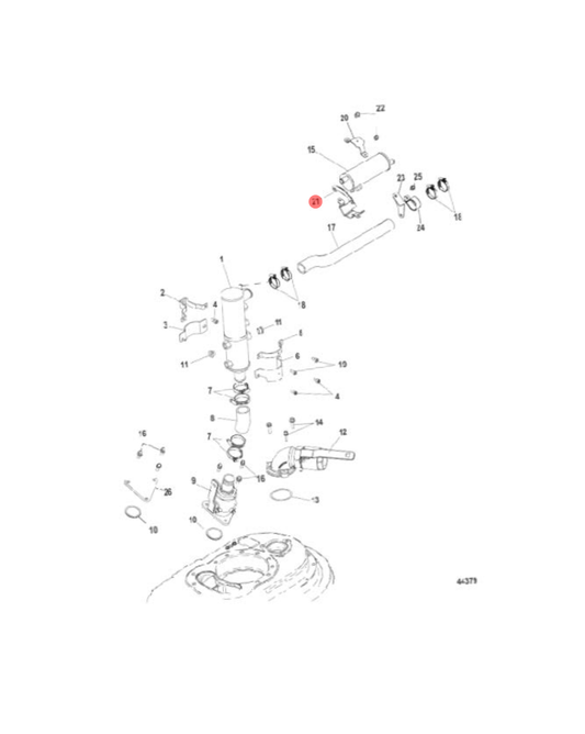 21. BRACKET - 8M0109728