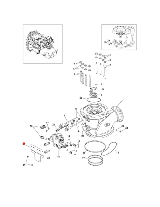 24. BRACKET - 8M0192266