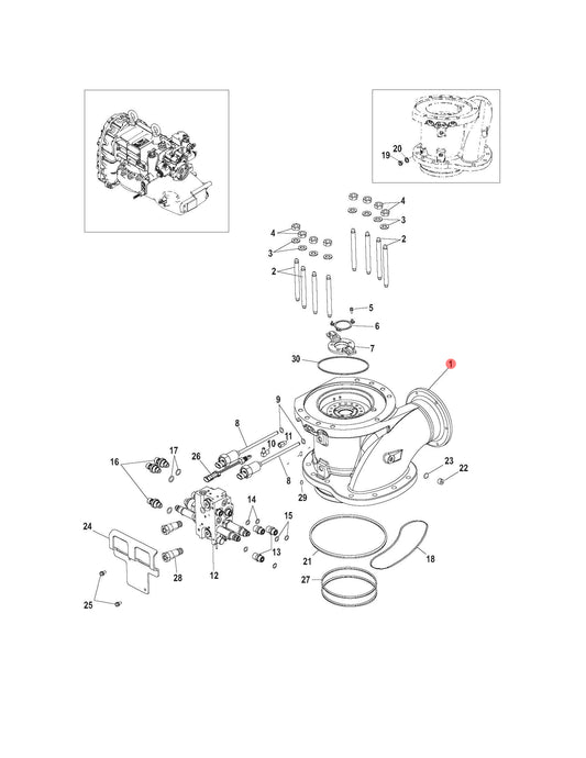 1. ACTUATOR CENTER - 8M0167022